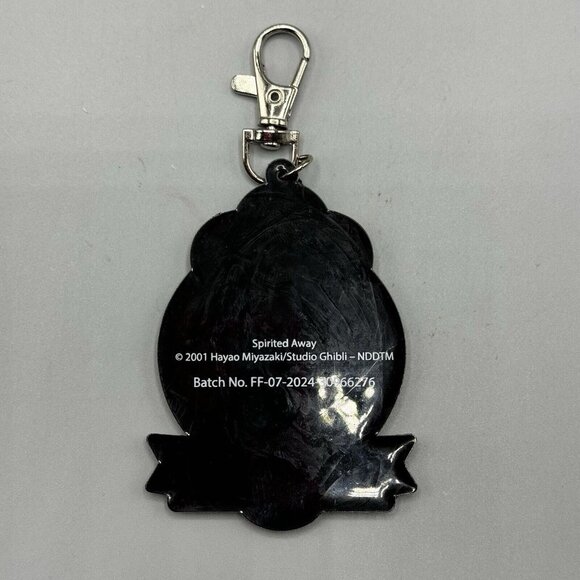 The World Of Studio Ghibli Framed NO FACE Rubber Backpack Clip Key Chain New - Picture 2 of 4